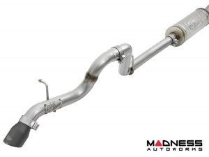 Jeep Wrangler JL 3.6L 4 Door Performance Exhaust System - Cat Back - Mach Force - AFE - 2.5" - Black Tip